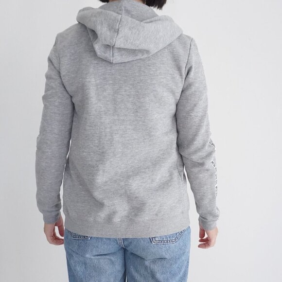 Vintage Y2K True Religion Grey Zip Up Cotton Blend Hoodie Sweatshirt L - Picture 3 of 11